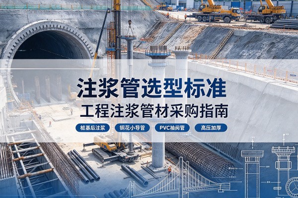 六枝特注浆管选型标准