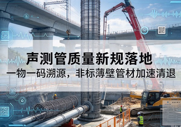 六枝特声测管质量新规落地，一物一码溯源，非标薄壁管材加速清退