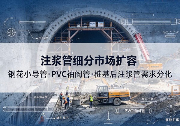 六枝特注浆管细分市场扩容，隧道钢花小导管、PVC 袖阀管、桩基后注浆管需求分化